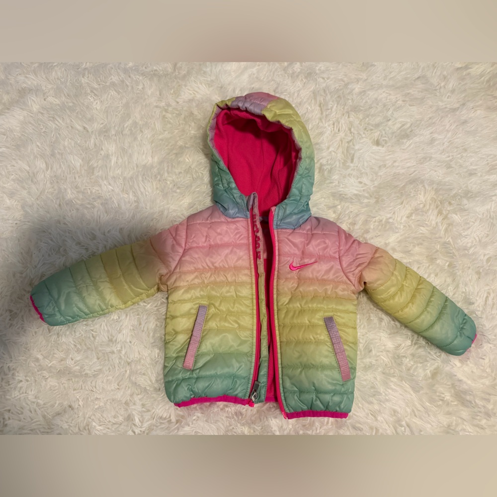 Nike Kids Gradient Jacket - Pink, Green, Yellow